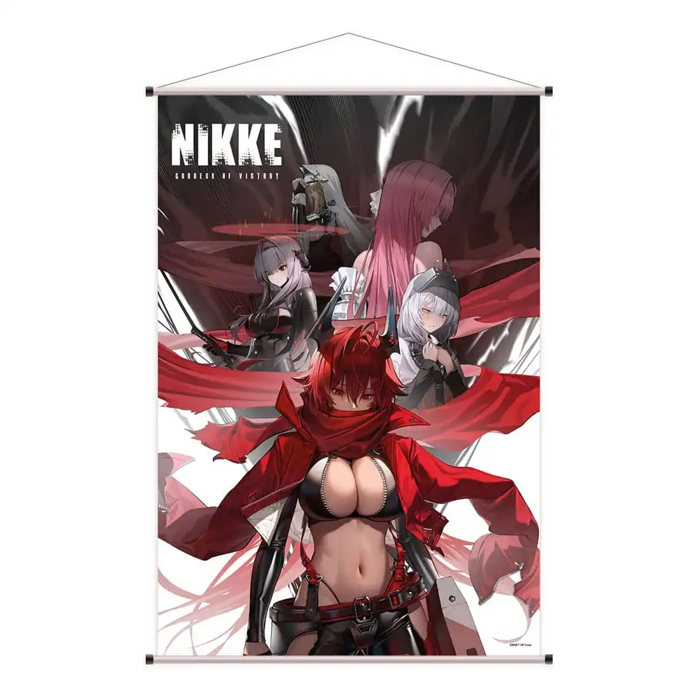 Goddess of Victory: Nikke Wallscroll Red Hood  Snow White  Scarlet  Dorothy & Rapunzel 60 x 90 cm